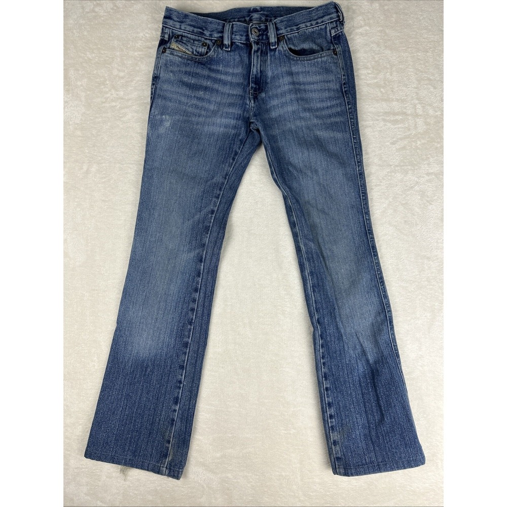 Vintage Diesel Jeans Womens Size 26 Blue Denim Low Rise Bootcut Made In Italy